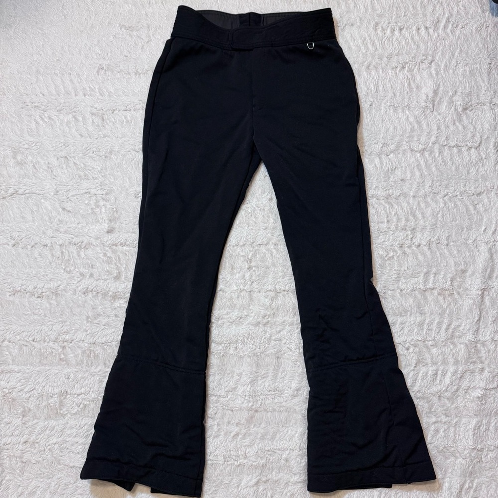 Vintage 80s Schoeller Ski Pants Black Wool Blend Bootcut Made USA Snow Pants